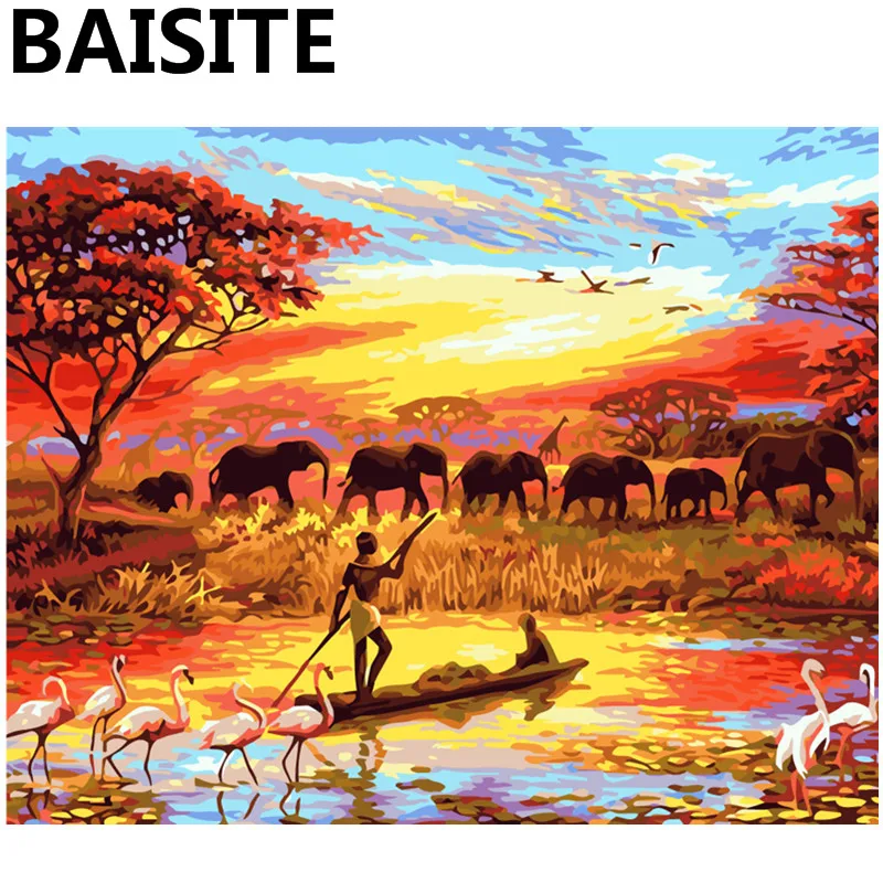 BAISITE Framed PBN Landscape DIY Oil Painting By Numbers Painting&Calligraphy Wall Art Home Decor size 40*50cm E871
BAISITE Framed PBN Landscape DIY Oil Painting By Numbers Painting&Calligraphy Wall Art Home Decor size 40*50cm E871