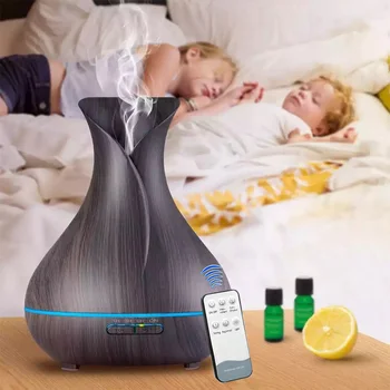 400ML Aromatherapy Essential Oil Diffuser Wood Grain Aroma Air Humidifiers Home Office Ultrasonic Cool Mist Maker
400ML Aromatherapy Essential Oil Diffuser Wood Grain Aroma Air Humidifiers Home Office Ultrasonic Cool Mist Maker