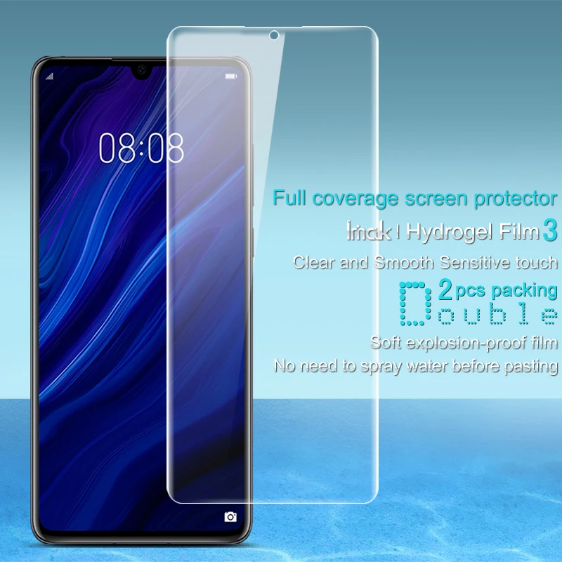 Huawei P30 Pro Screen Protector IMAK Hydrogel III 0.15MM Front&Back Soft TPU Protective Film For Huawei P30 /P30 Pro Not Glass
Huawei P30 Pro Screen Protector IMAK Hydrogel III 0.15MM Front&Back Soft TPU Protective Film For Huawei P30 /P30 Pro Not Glass