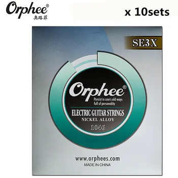 Orphee SE3X 010-046 Electric Guitar Strings Hexagonal nickel alloy guitar Accessories 10 set
Orphee SE3X 010-046 Electric Guitar Strings Hexagonal nickel alloy guitar Accessories 10 set