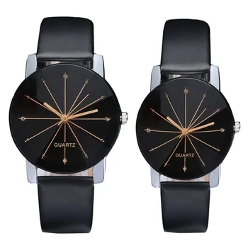 Simple Fashion Women/Men's Lovers Casual Watch 1.57"/1.18" Dial Unisex Couples Clock Leather Band Casual Quartz Wristwatch
Simple Fashion Women/Men's Lovers Casual Watch 1.57"/1.18" Dial Unisex Couples Clock Leather Band Casual Quartz Wristwatch