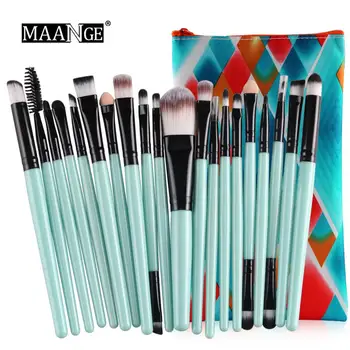 20PCS Pro Eyeliner Foundation High-quality Nylon Hair Makeup Brushes Set With Cosmetic Bag Helps You Put On The Makeup Easily
20PCS Pro Eyeliner Foundation High-quality Nylon Hair Makeup Brushes Set With Cosmetic Bag Helps You Put On The Makeup Easily