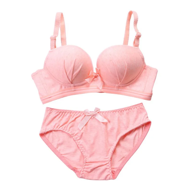 Women Sexy Lingerie Romantic Wire Free Bra Push Up Underwear Solid Bow Female Bra Panties Set 2018 Newest 1 Set
Women Sexy Lingerie Romantic Wire Free Bra Push Up Underwear Solid Bow Female Bra Panties Set 2018 Newest 1 Set