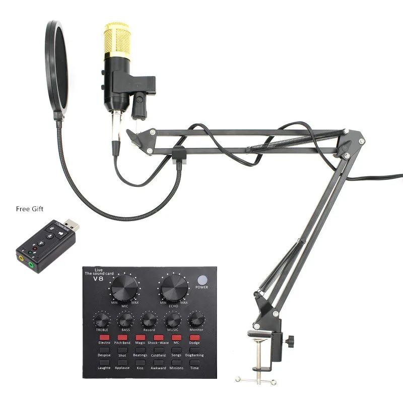 BM 900 Mikrofon Set Professional Condenser USB Microphone for computer BM 800 Upgraded Audio Studio Vocal Recording KTV
BM 900 Mikrofon Set Professional Condenser USB Microphone for computer BM 800 Upgraded Audio Studio Vocal Recording KTV