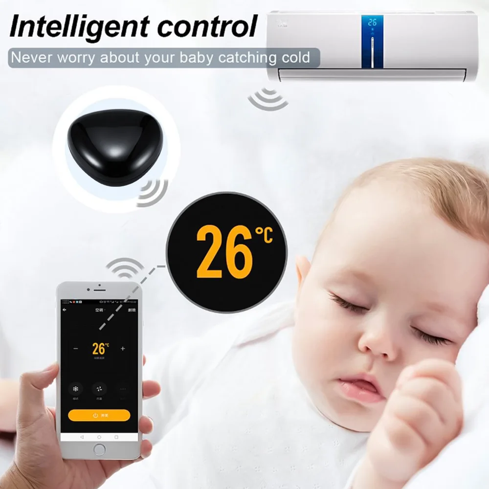 WIFI Universal Smart IR Hub Control Hub Enabled Infrared Universal Remote Controller For Smart Life APP Control System
WIFI Universal Smart IR Hub Control Hub Enabled Infrared Universal Remote Controller For Smart Life APP Control System