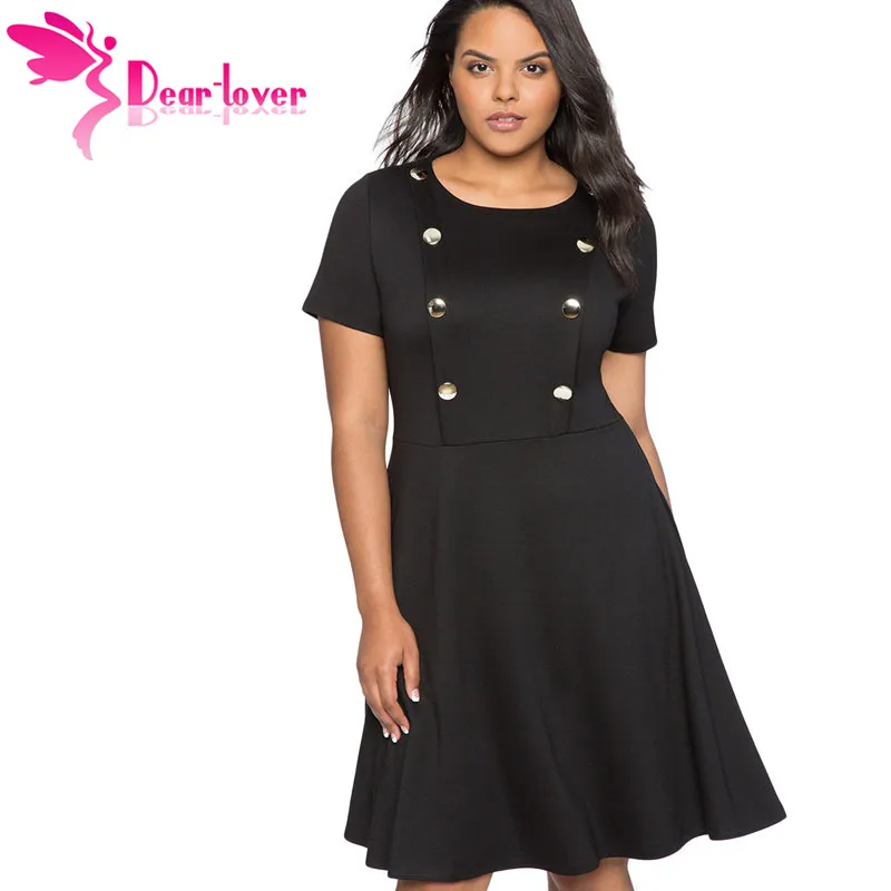 Dear Lover Plus Size Women Flare Dress with Button Summer 2019 Elegant Ladies Office Dress Black XL-5X Women Clothing LC611093
Dear Lover Plus Size Women Flare Dress with Button Summer 2019 Elegant Ladies Office Dress Black XL-5X Women Clothing LC611093