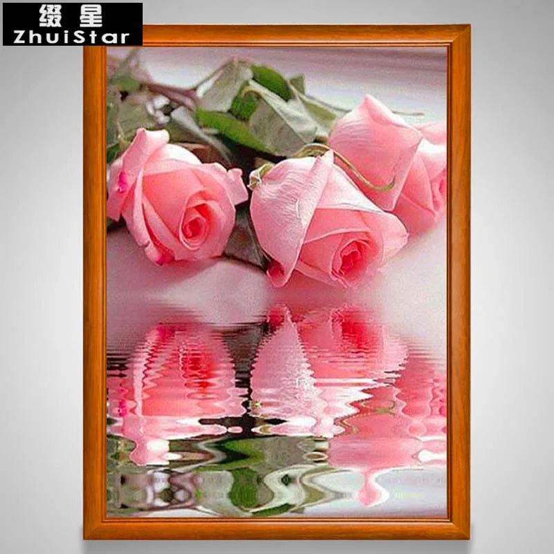 New 5D DIY Diamond Painting Pink Roses Flowers Embroidery Full Square Diamond Cross Stitch Rhinestone Mosaic Painting Home decor
New 5D DIY Diamond Painting Pink Roses Flowers Embroidery Full Square Diamond Cross Stitch Rhinestone Mosaic Painting Home decor