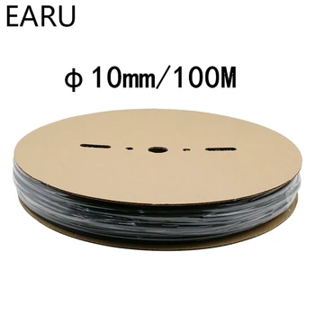 1 Roll 100 meters Reel 2:1 Black 10mm Diameter Heat Shrink Heatshrink Tubing Tube Sleeving Wrap Wire Sell DIY Connector Repair 
1 Roll 100 meters Reel 2:1 Black 10mm Diameter Heat Shrink Heatshrink Tubing Tube Sleeving Wrap Wire Sell DIY Connector Repair