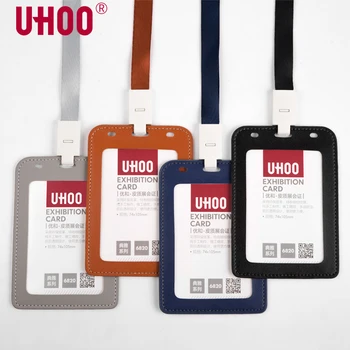 UHOO 6820 High Quality Transparent Men PU Leather Card Holder Credit Card Business Card Work ID Name Tag with Lanyard
UHOO 6820 High Quality Transparent Men PU Leather Card Holder Credit Card Business Card Work ID Name Tag with Lanyard
