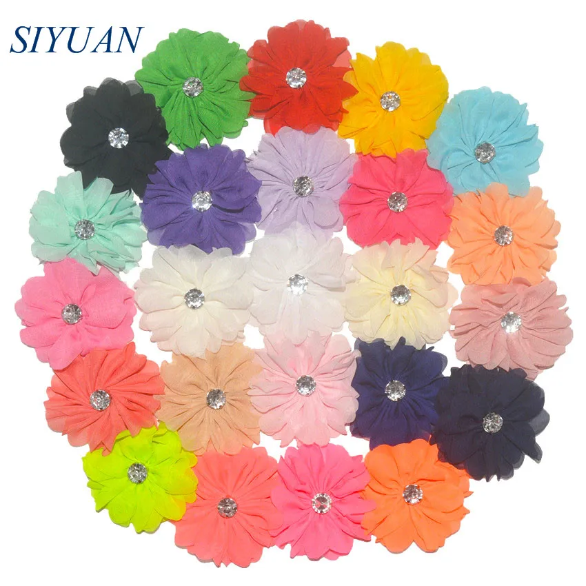 30pcs/lot 2.8'' Cute Artificial Fabric Chiffon Flower with Rhinestone Girl Hair Clip Accessories Neon Color Available TH270
30pcs/lot 2.8'' Cute Artificial Fabric Chiffon Flower with Rhinestone Girl Hair Clip Accessories Neon Color Available TH270