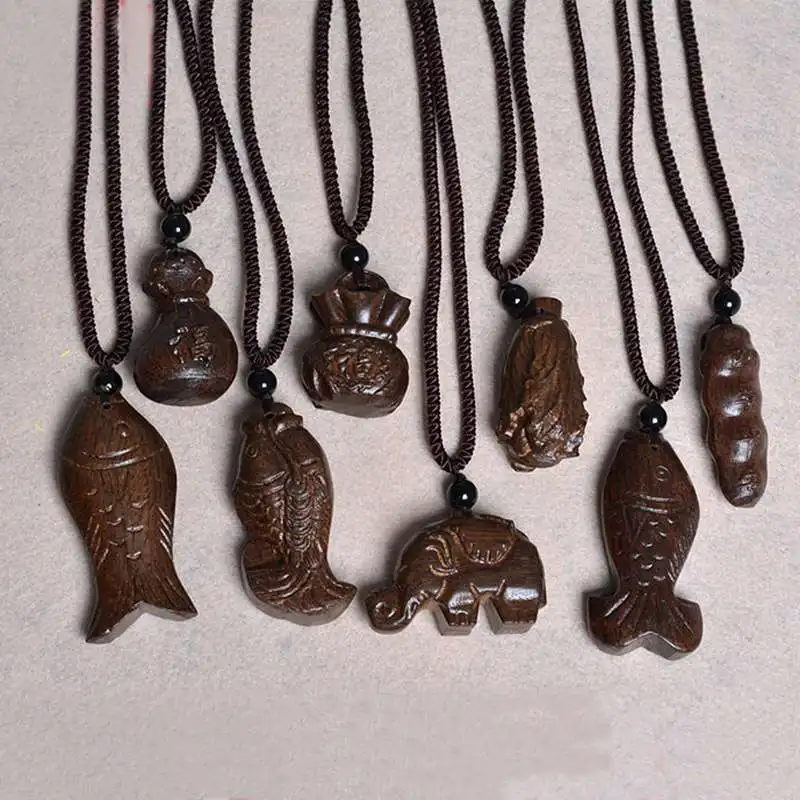 Mferlier Women Vintage Wooden Necklace Adjustable Length Lucky Bag Craft Retro Happy Fish Necklaces Pendants
Mferlier Women Vintage Wooden Necklace Adjustable Length Lucky Bag Craft Retro Happy Fish Necklaces Pendants