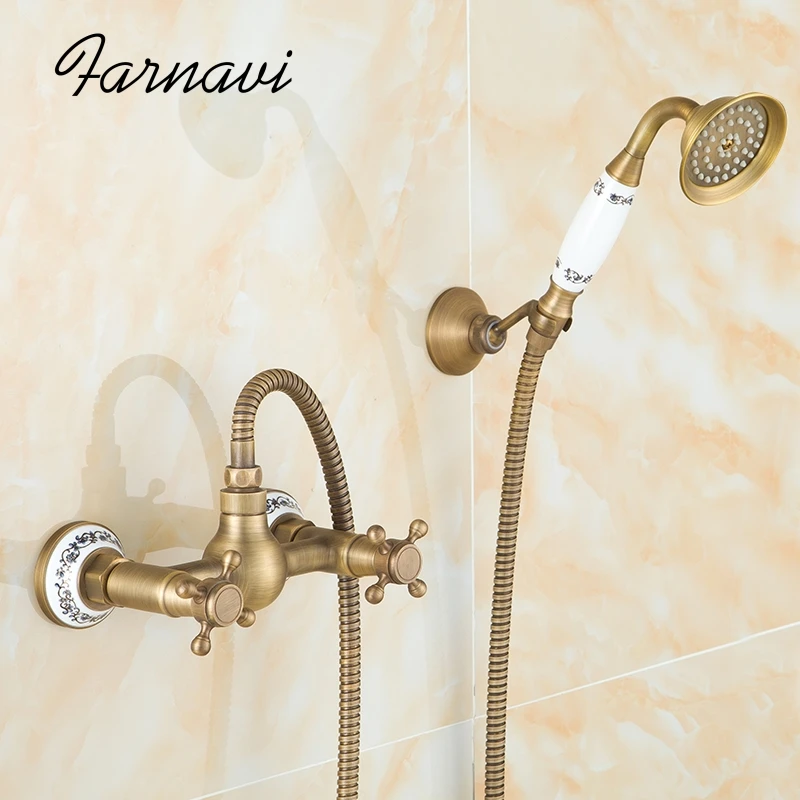 Simple Shower Set with Hand Spray Home Improvement Bathroom Accessories Lavatory Wall Mounted Water Mixer Tap Faucet
Simple Shower Set with Hand Spray Home Improvement Bathroom Accessories Lavatory Wall Mounted Water Mixer Tap Faucet