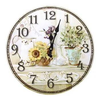 Hot Sale Vintage Antique Style 34cm Wall Clock Home Bedroom Retro Kitchen Quartz (Pattern:sunflower)
Hot Sale Vintage Antique Style 34cm Wall Clock Home Bedroom Retro Kitchen Quartz (Pattern:sunflower)