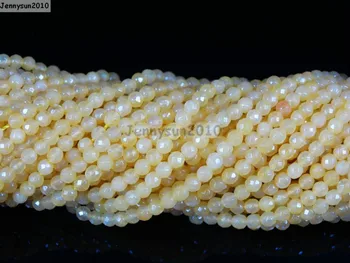 Natural Yellow Ja-de Gems Stones 2mm Faceted Round Spacer Seed Beads 15.5'' Strand for Jewelry Making Crafts 5 Strands/Pack
Natural Yellow Ja-de Gems Stones 2mm Faceted Round Spacer Seed Beads 15.5'' Strand for Jewelry Making Crafts 5 Strands/Pack
