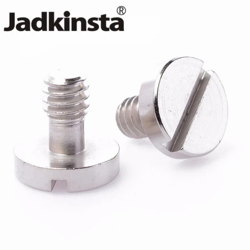 Jadkinsta 50PCS 1/4 Connecting Screw For Camera Tripod Monopod Quick Release Plate Baseplate Rig Flat Head Screw Adapter
Jadkinsta 50PCS 1/4 Connecting Screw For Camera Tripod Monopod Quick Release Plate Baseplate Rig Flat Head Screw Adapter