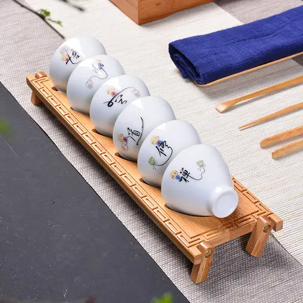 Kung Fu Tea Set Tea Cup Holder Foldable Storage Travel Ceramic Drain Cup Holder Tea Set Tea Ceremony Accessories Bamboo Holder
Kung Fu Tea Set Tea Cup Holder Foldable Storage Travel Ceramic Drain Cup Holder Tea Set Tea Ceremony Accessories Bamboo Holder