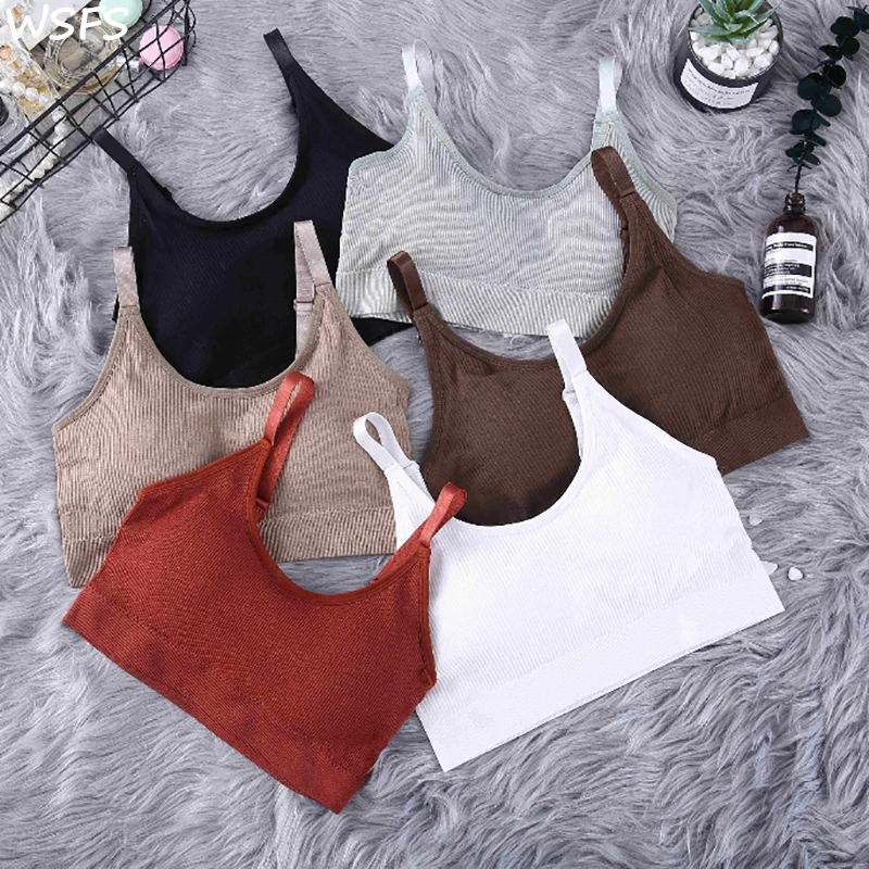 WSFS Summer Crop Top Women Tops Sexy Tank Top Short Corset Sleeveless Chest Wrap Harajuku Solid Fitness Underwear Bra Cropped
WSFS Summer Crop Top Women Tops Sexy Tank Top Short Corset Sleeveless Chest Wrap Harajuku Solid Fitness Underwear Bra Cropped
