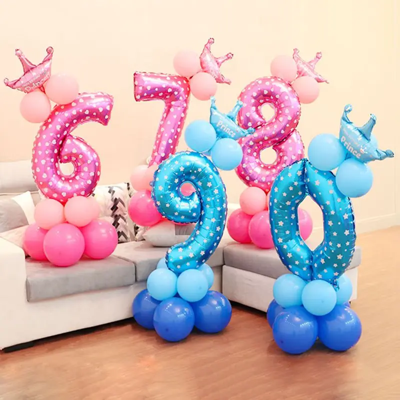 Number Foil Balloons Large Digit Helium Balloons wedding decorations Baby Birthday inflatable Party Supplies
Number Foil Balloons Large Digit Helium Balloons wedding decorations Baby Birthday inflatable Party Supplies
