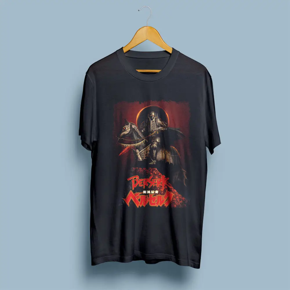 BERSERK Skull Knight and Nosferatu Zodd Japan Manga Men's Black T-Shirt S-3XL New Fashion Cool Casual T Shirts Top Tee
BERSERK Skull Knight and Nosferatu Zodd Japan Manga Men's Black T-Shirt S-3XL New Fashion Cool Casual T Shirts Top Tee