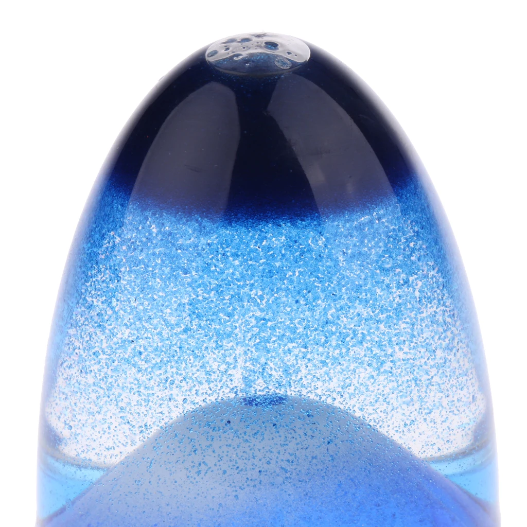 MagiDeal 2-set Volcano Eruption Egg Liquid Sandglass Hourglass Gadget Timer - 5min Shelf Display Home Decor Clock
