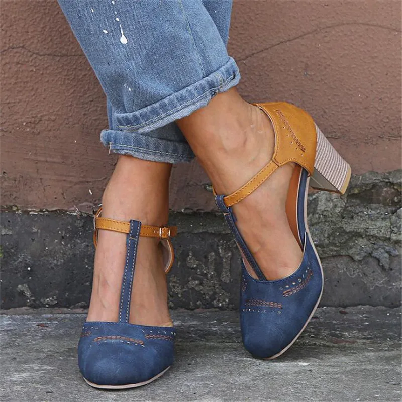 2019 summer new hot women fashion Square heel Round Toe High heel pumps female Sexy ladies shoes size 35-43
2019 summer new hot women fashion Square heel Round Toe High heel pumps female Sexy ladies shoes size 35-43
