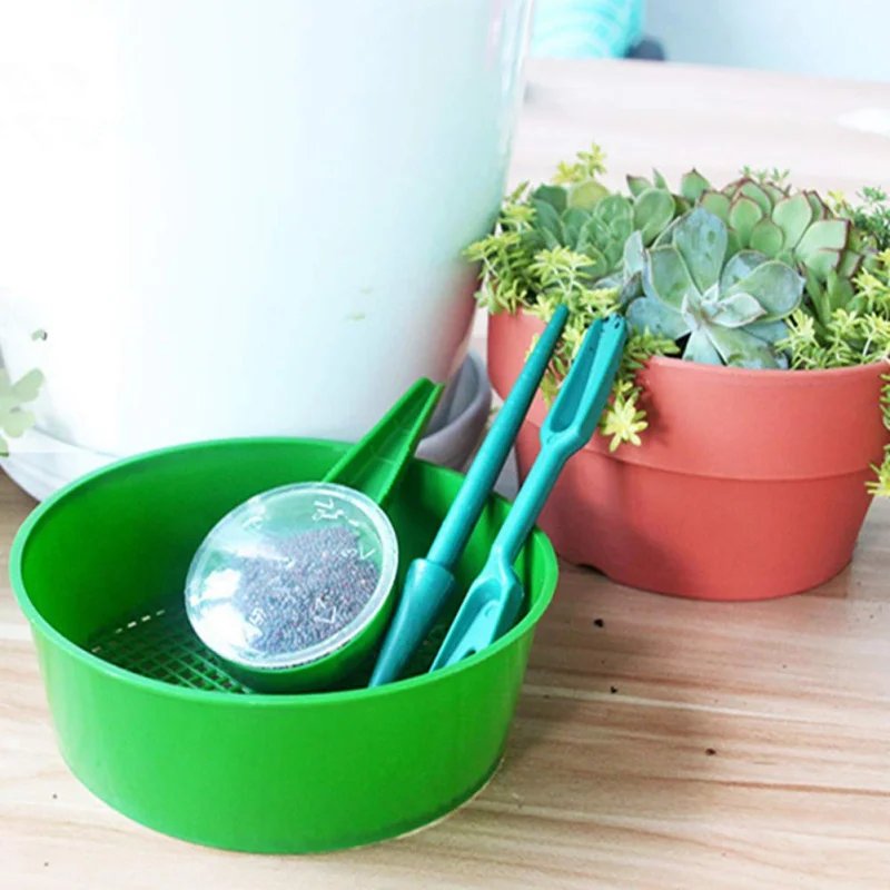 3PCS Flowers Sifter Seed Planting Machine Plant Cultivation Greenhouse Drilling Gardening Tool Set Bonsai Vegetable Practical
3PCS Flowers Sifter Seed Planting Machine Plant Cultivation Greenhouse Drilling Gardening Tool Set Bonsai Vegetable Practical
