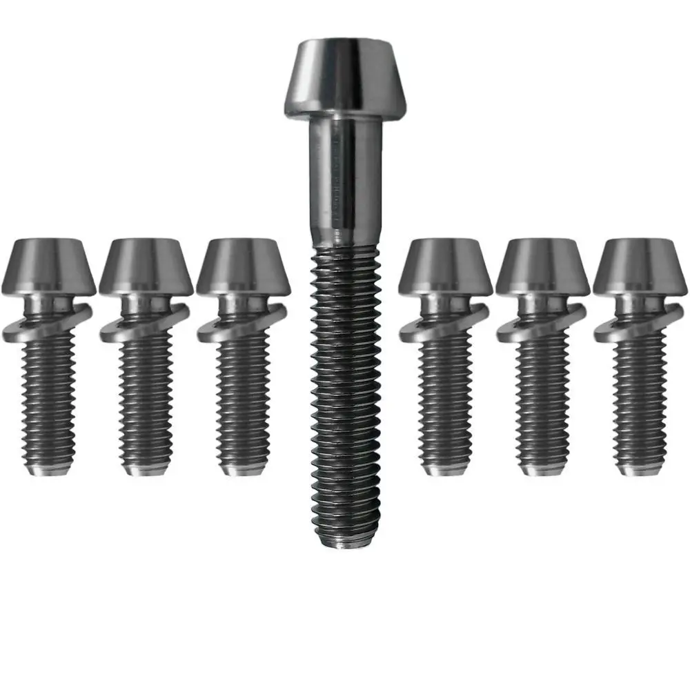 1Pcs M6x35mm Titanium Ti Allen Head Bolt + 6pcs M5x16mm Bolts Screws With 6 Pcs M5 Washers Bike Bicycle Accessories
1Pcs M6x35mm Titanium Ti Allen Head Bolt + 6pcs M5x16mm Bolts Screws With 6 Pcs M5 Washers Bike Bicycle Accessories