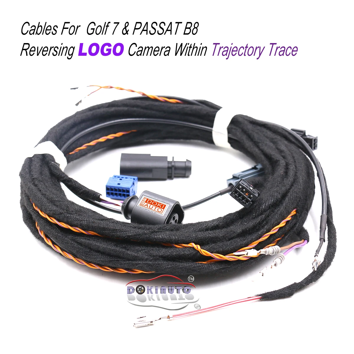 For VW Golf 7 Passat B8 Rear View Camera Reversing badge Logo Camera Trajectory Trace Cables
For VW Golf 7 Passat B8 Rear View Camera Reversing badge Logo Camera Trajectory Trace Cables