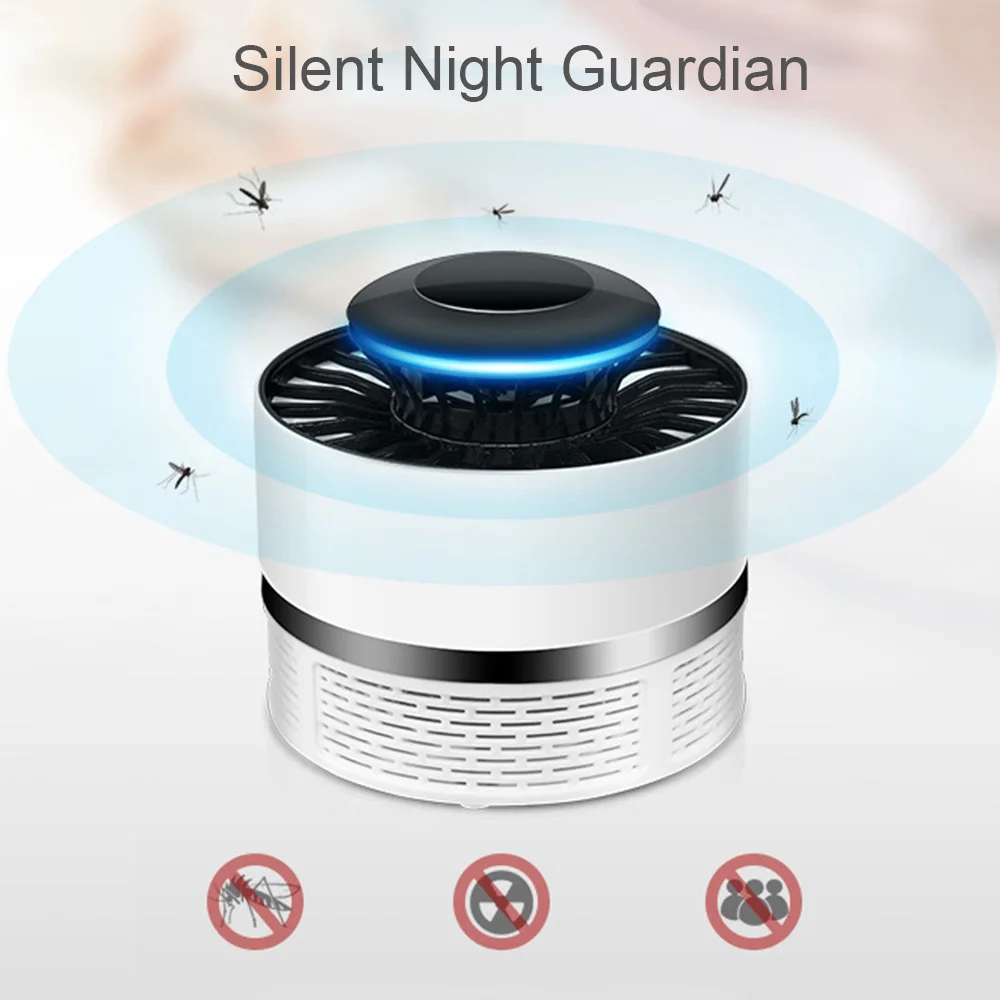 

USB Electric Mosquito Repellent LED NO Radiation Photocatalyst Mosquito Killer Fly Killer Lamp Insect Catcher Trap Light