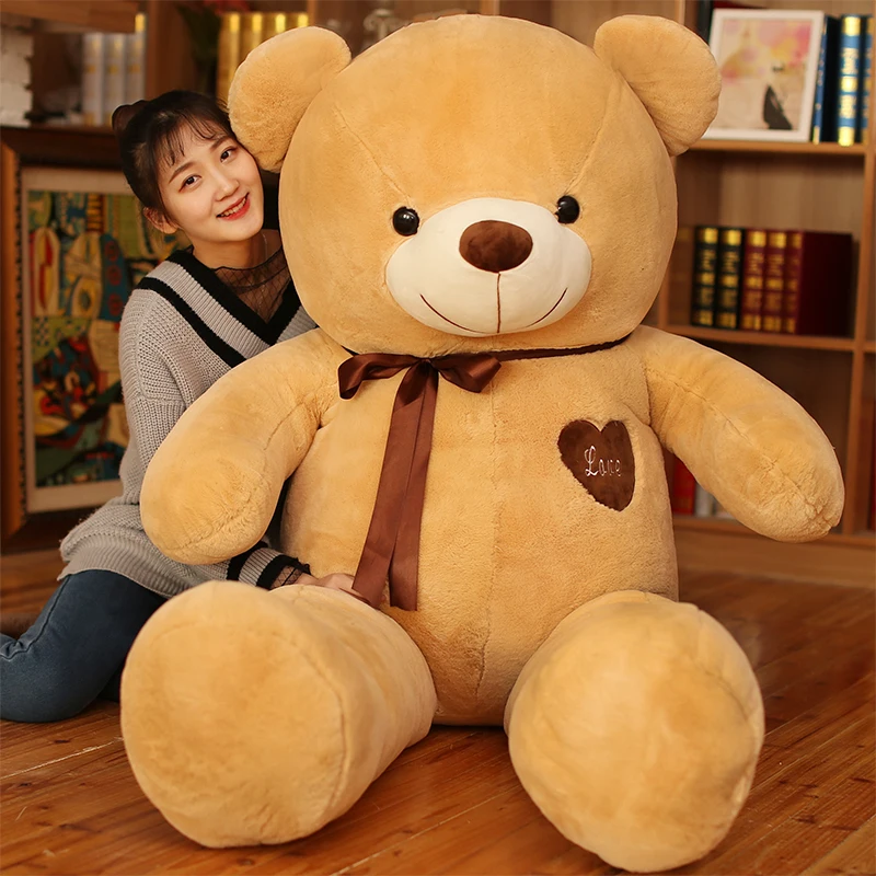 Продажа игрушек большого размера американский гигантский медведь плюшевый