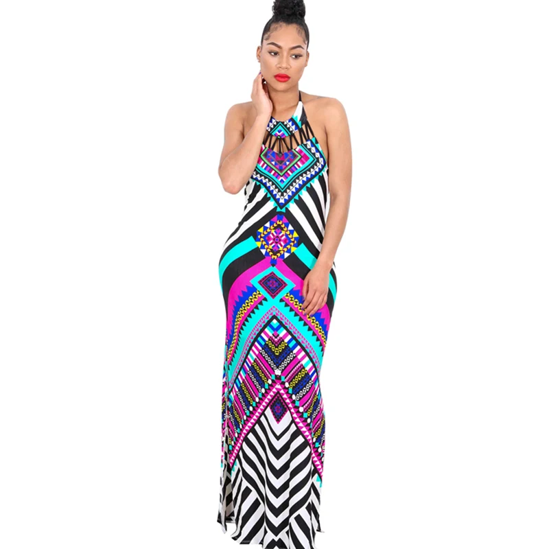 New Summer Plaid Maxi Dress Women Dashiki Sexy Backless Print Long African Dress Party Bodycon Bohemian Beach Dresses
New Summer Plaid Maxi Dress Women Dashiki Sexy Backless Print Long African Dress Party Bodycon Bohemian Beach Dresses