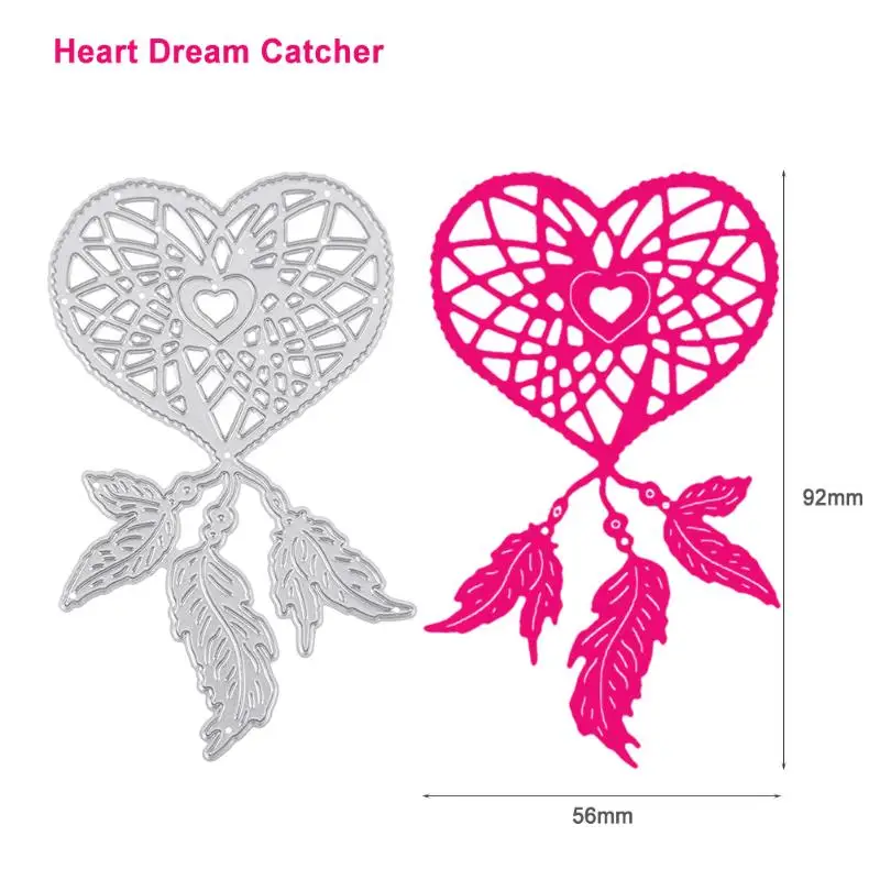 1pc Heart Dream Catcher Pattern Metal Cutting Dies Stencil Steel Scrapbook Paper Card Embossing Craft Dies Embroidery Template
1pc Heart Dream Catcher Pattern Metal Cutting Dies Stencil Steel Scrapbook Paper Card Embossing Craft Dies Embroidery Template