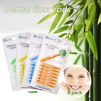 8 Pieces/pack Push-Pull Interdental Brush 0.6mm Gum Interdental Brush Orthodontic Wire Brush Toothbrush Oral Care Toothpick
8 Pieces/pack Push-Pull Interdental Brush 0.6mm Gum Interdental Brush Orthodontic Wire Brush Toothbrush Oral Care Toothpick