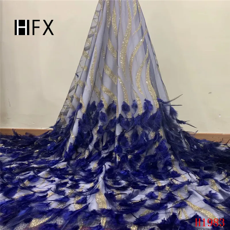 High-end luxury feather decoration embroidered sequins lace fabric DIY 3D flower dubai royal blue apparel accessories 5YardF1570
High-end luxury feather decoration embroidered sequins lace fabric DIY 3D flower dubai royal blue apparel accessories 5YardF1570