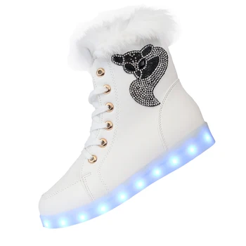 led shoes 2016 Luminous Shoes High Quality LED Lights Colorful Shoes unisex Casual Shoes Rabbit's Hair Snow Boots
led shoes 2016 Luminous Shoes High Quality LED Lights Colorful Shoes unisex Casual Shoes Rabbit's Hair Snow Boots