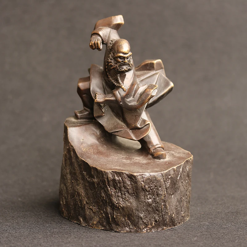 Bronze Dharma bronze statue Dharma ancestor decoration townhouse home decoration feng Shui crafts Decoration
Bronze Dharma bronze statue Dharma ancestor decoration townhouse home decoration feng Shui crafts Decoration