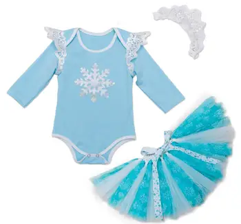 3PCs per Set Long Sleeves Baby Girl Princess Dress Infant Blue Snowflake Seperated Tutu Skirt Crown Headband for 0-24Months
3PCs per Set Long Sleeves Baby Girl Princess Dress Infant Blue Snowflake Seperated Tutu Skirt Crown Headband for 0-24Months