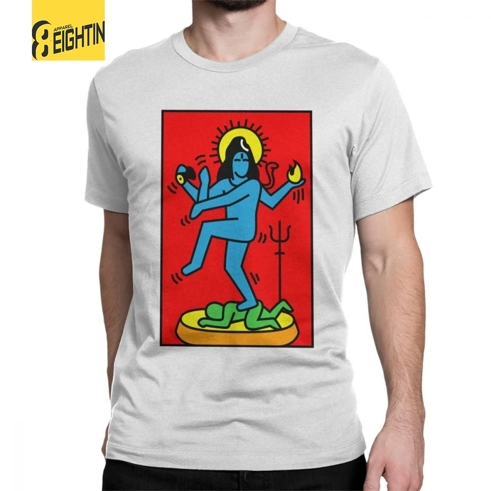 Dancing Shiva Minimal Novelty T Shirts for Men Short Sleeve Clothes Plus Size Tee Shirt 100% Cotton O Neck T-Shirts
Dancing Shiva Minimal Novelty T Shirts for Men Short Sleeve Clothes Plus Size Tee Shirt 100% Cotton O Neck T-Shirts