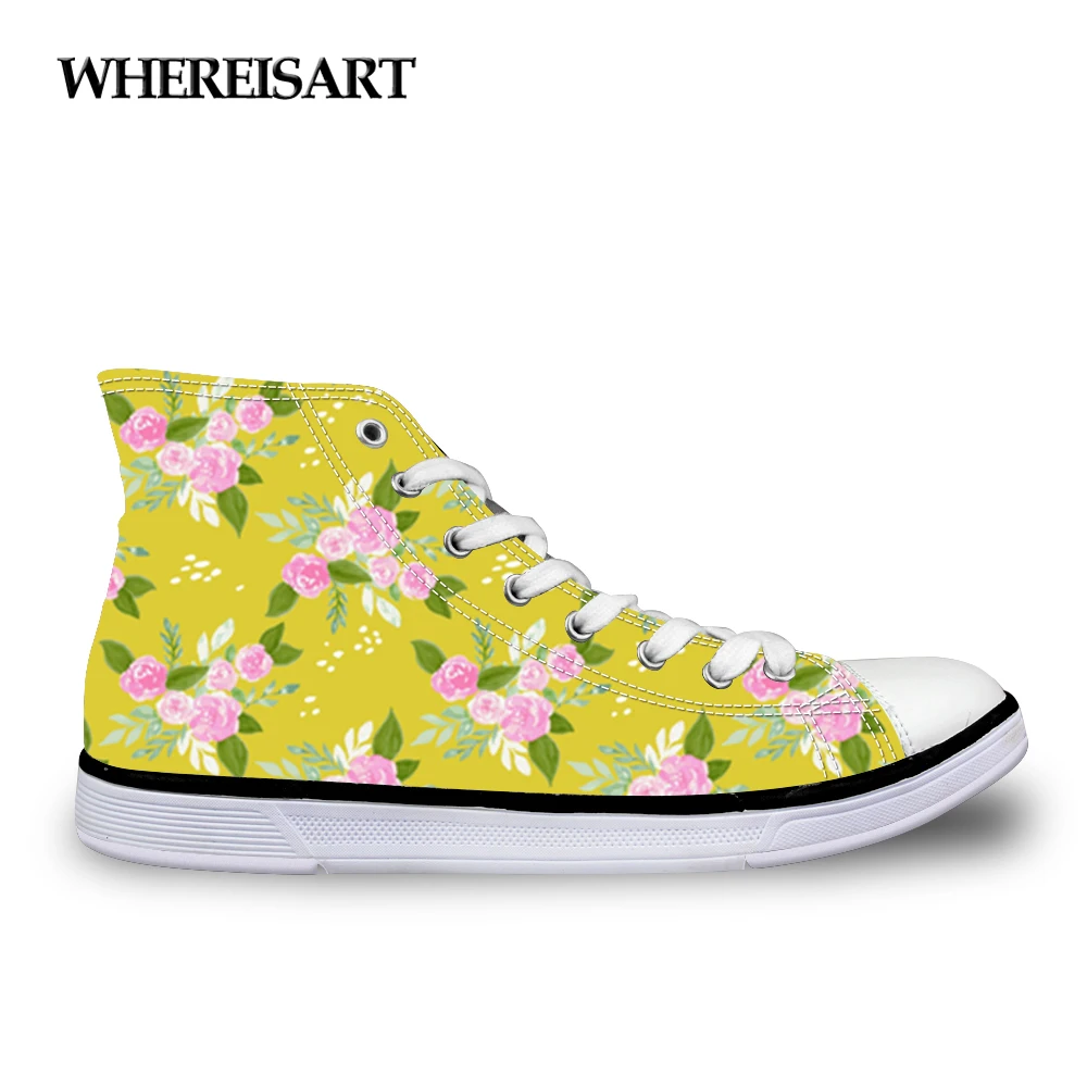 WHEREISART Summer Bloom 2019 New Women Vulcanize Shoes Autumn for Ladies Casual High Top Canvas Shoes Lace up Shoes Espadrilles
WHEREISART Summer Bloom 2019 New Women Vulcanize Shoes Autumn for Ladies Casual High Top Canvas Shoes Lace up Shoes Espadrilles