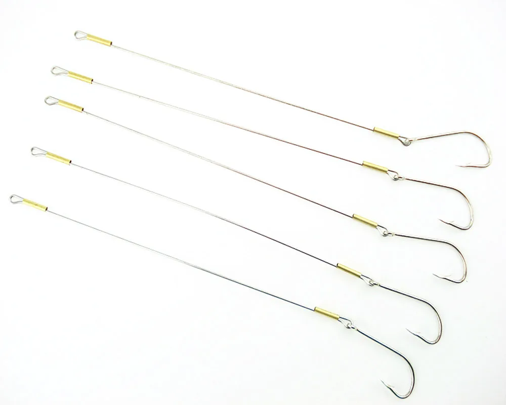 Shared With Fish 5pcs/Pack Big Size Steel Wire Leaders Fish hook Wolfram Fishing Hooks for Sea Boat Fishing Tackle
Shared With Fish 5pcs/Pack Big Size Steel Wire Leaders Fish hook Wolfram Fishing Hooks for Sea Boat Fishing Tackle