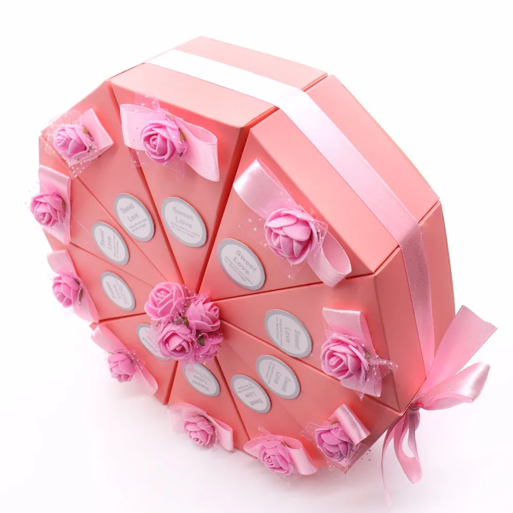 10pcs/set romantic pink cake shape birthday Paper Box Gift Case Bowknot Candy Kraft Box wedding package diy decoration
10pcs/set romantic pink cake shape birthday Paper Box Gift Case Bowknot Candy Kraft Box wedding package diy decoration