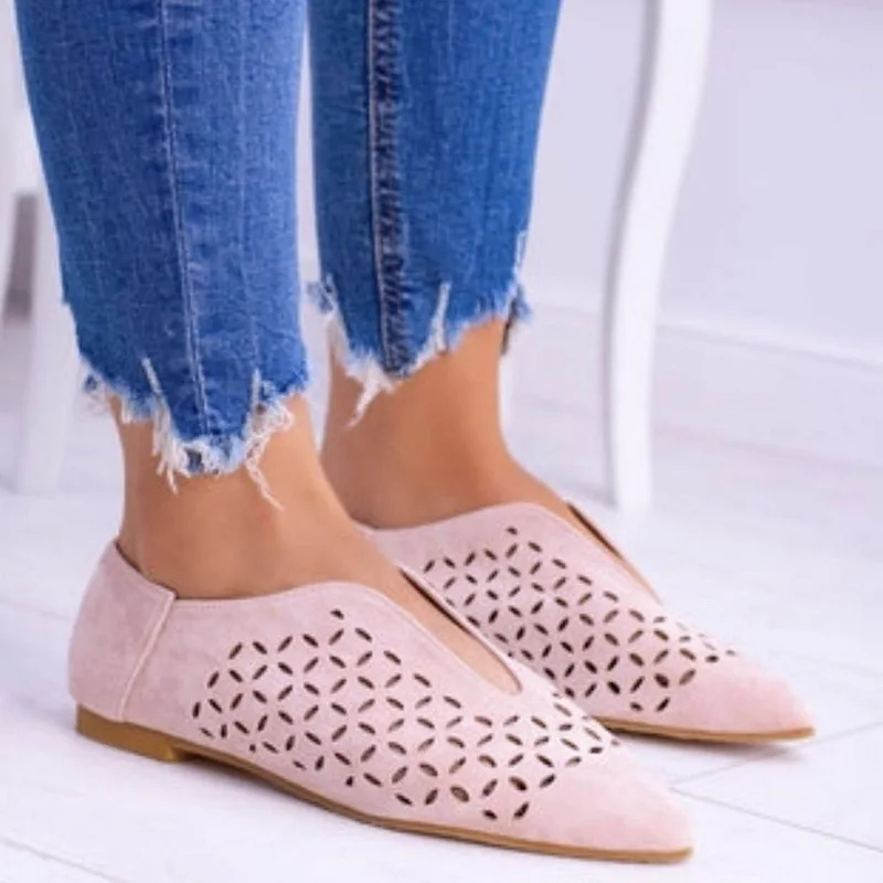 Oeak 2019 Women Ballet Flats Pointed Toe Slip on Shoes Cut-outs Flats Shoes White Woman Loafers
Oeak 2019 Women Ballet Flats Pointed Toe Slip on Shoes Cut-outs Flats Shoes White Woman Loafers