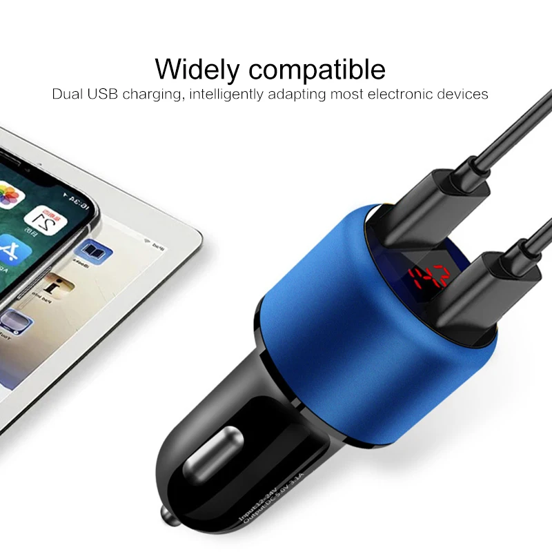 5V Dual USB Port Car Charger 3.1A for Xiaomi Automatic Charger for IPad IPhone XS Max Auto Samsung Mobile Phone Charger
5V Dual USB Port Car Charger 3.1A for Xiaomi Automatic Charger for IPad IPhone XS Max Auto Samsung Mobile Phone Charger