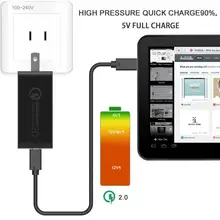 2016 New Model Mobile Phone Cables For Qualcomm Certificated Quick Charge 2.0 USB Wall Fast Charger + Type-c charging cable #LSN