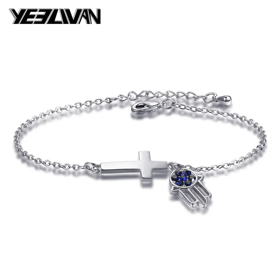Fashion Charm Bracelets Wholesale 15 Style Vintage Cross Hamsa Evil Eye Pendants Adjustable Chain Black Zircon Women Bracelets
Fashion Charm Bracelets Wholesale 15 Style Vintage Cross Hamsa Evil Eye Pendants Adjustable Chain Black Zircon Women Bracelets