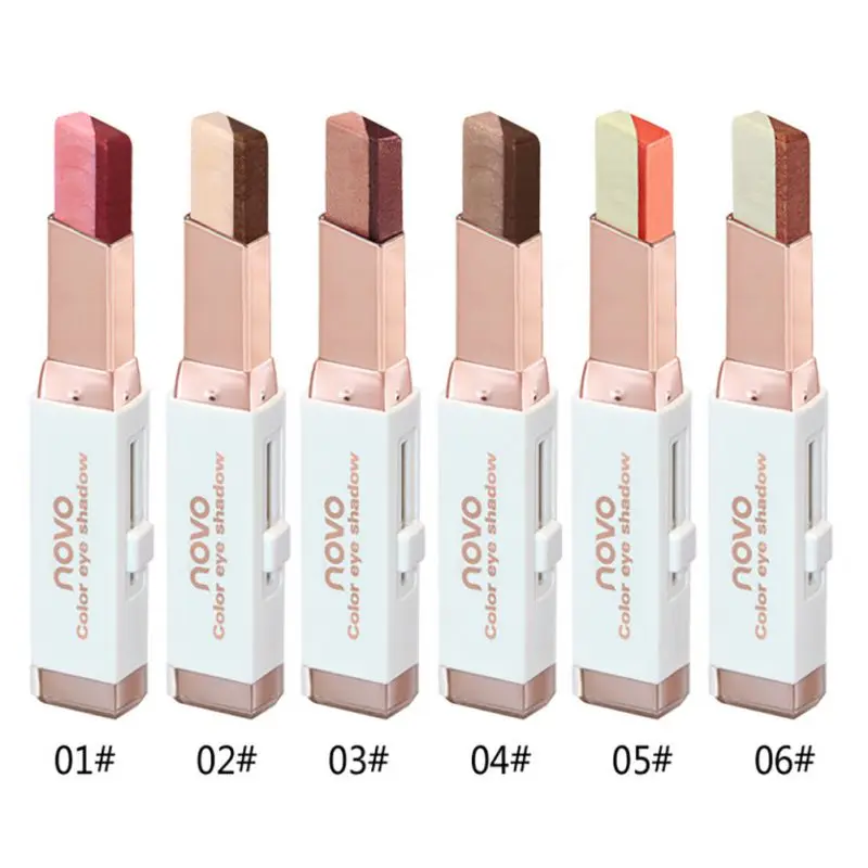 Double Color Stereo Gradient Velvet Shimmer Eyeshadow Stick Earth Color Eye Shadow Cream Pen Brand Makeup Palette Cosmetics New
Double Color Stereo Gradient Velvet Shimmer Eyeshadow Stick Earth Color Eye Shadow Cream Pen Brand Makeup Palette Cosmetics New