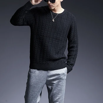 2020 New Fashion Brand Sweater For Mens Pullover Solid Color Slim Fit Jumpers Knit Warm Autumn Korean Style Casual Mens Clothes
2020 New Fashion Brand Sweater For Mens Pullover Solid Color Slim Fit Jumpers Knit Warm Autumn Korean Style Casual Mens Clothes