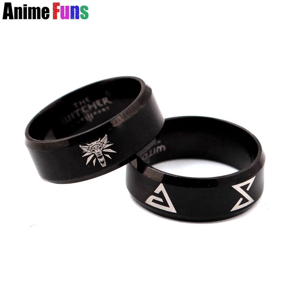 Game The Witcher 3 Wolf Logo Ring for women man Wild Hunt Finger Ring Stainless Steel Charm Cosplay Jewelry Birthday Gift
Game The Witcher 3 Wolf Logo Ring for women man Wild Hunt Finger Ring Stainless Steel Charm Cosplay Jewelry Birthday Gift