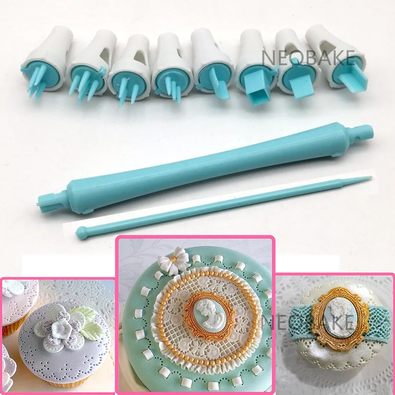 8 Patterns Fondant Cake Tool Sugar Flower Shapers Modelling Tool Cupcake Cake Decorating Tools Craft Clays Embooser Tools
8 Patterns Fondant Cake Tool Sugar Flower Shapers Modelling Tool Cupcake Cake Decorating Tools Craft Clays Embooser Tools