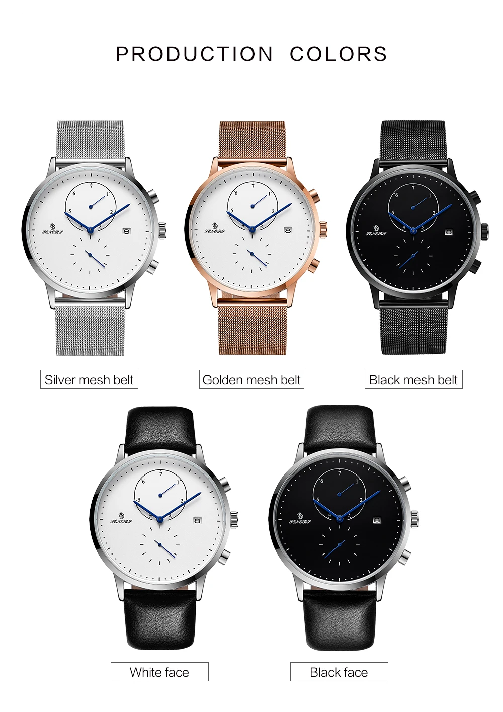 2018 watches men luxury brand stainless steel (3)